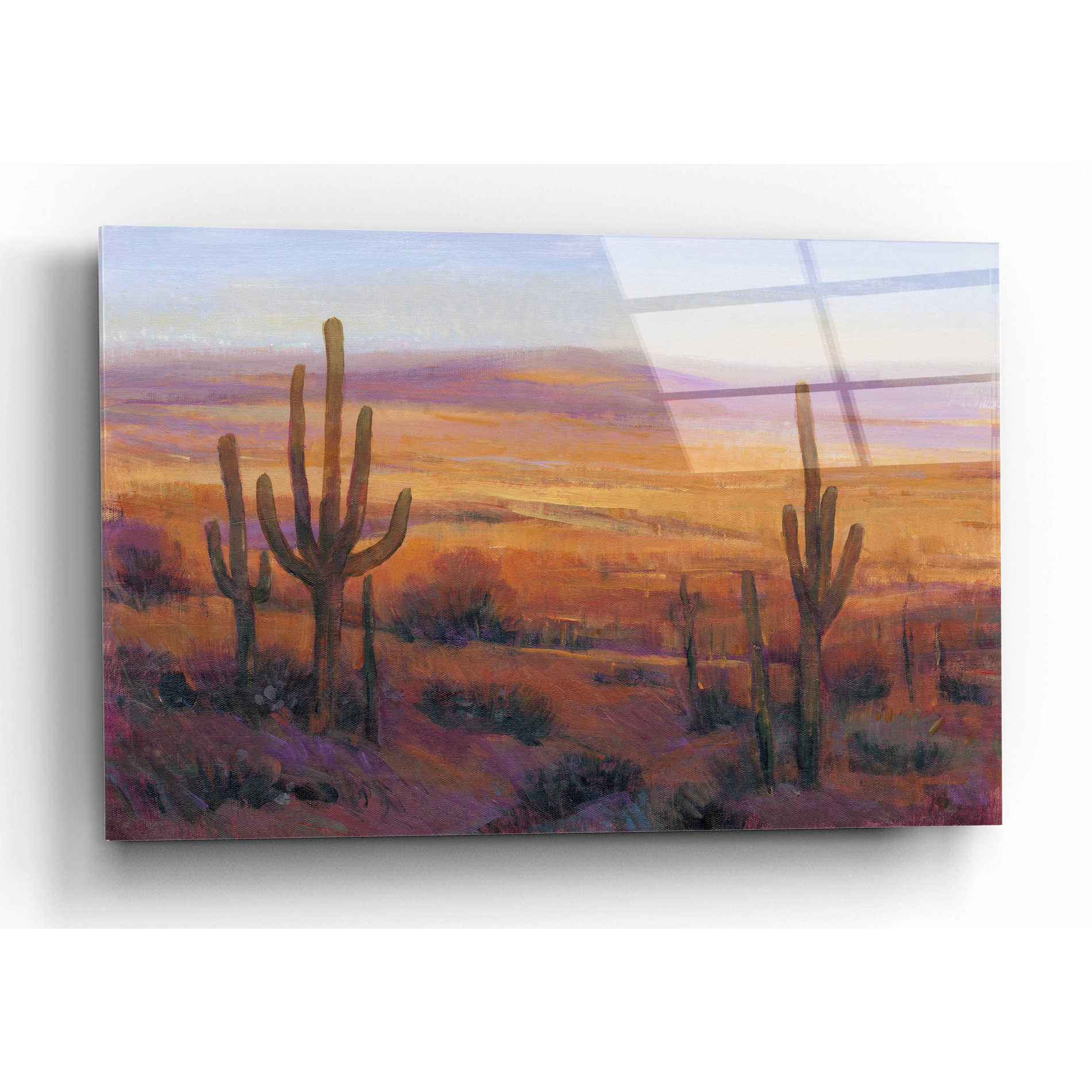 Epic Art 'Desert Light II' by Tim O'Toole, Acrylic Glass Wall Art,16x12