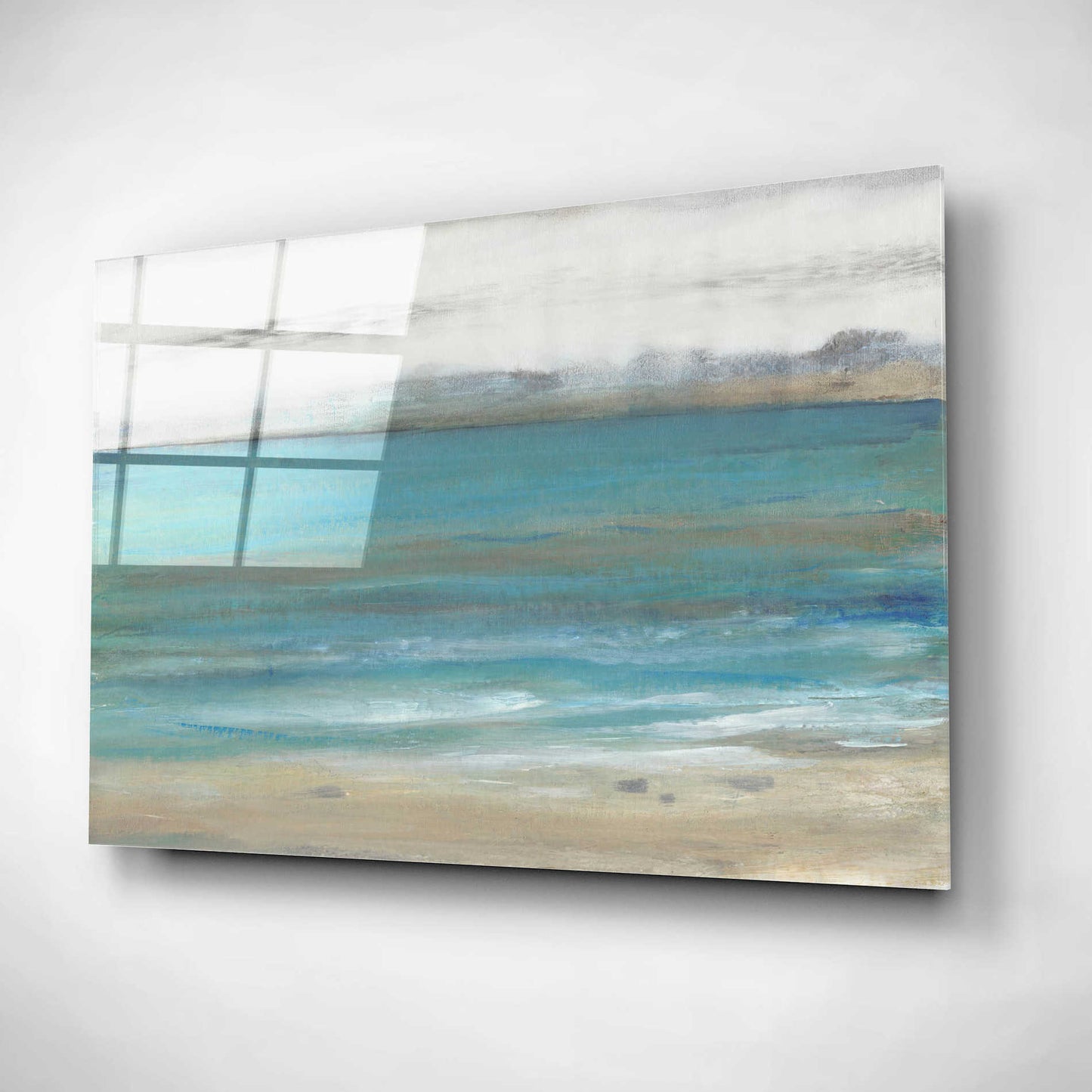 Epic Art 'Seashore I' by Tim O'Toole, Acrylic Glass Wall Art,16x12