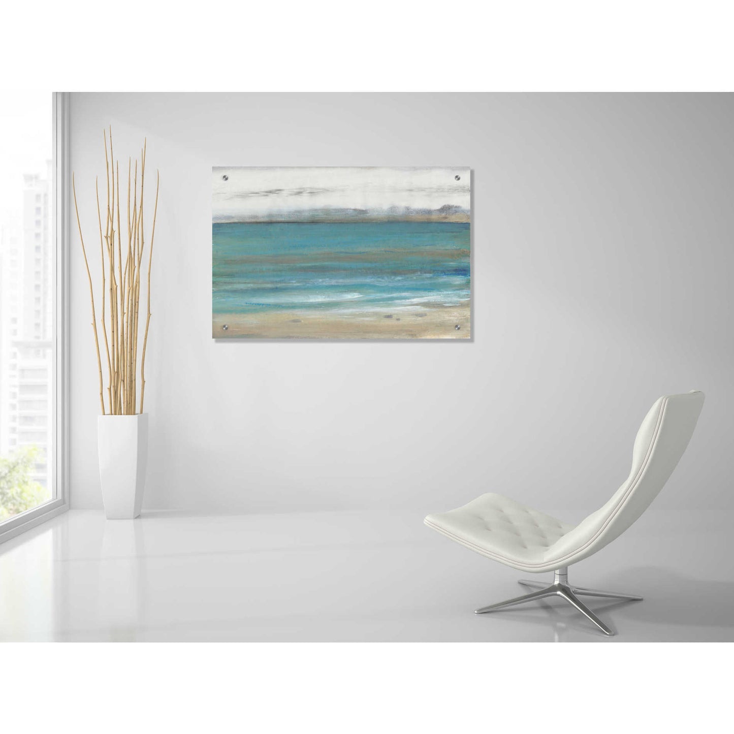 Epic Art 'Seashore I' by Tim O'Toole, Acrylic Glass Wall Art,36x24