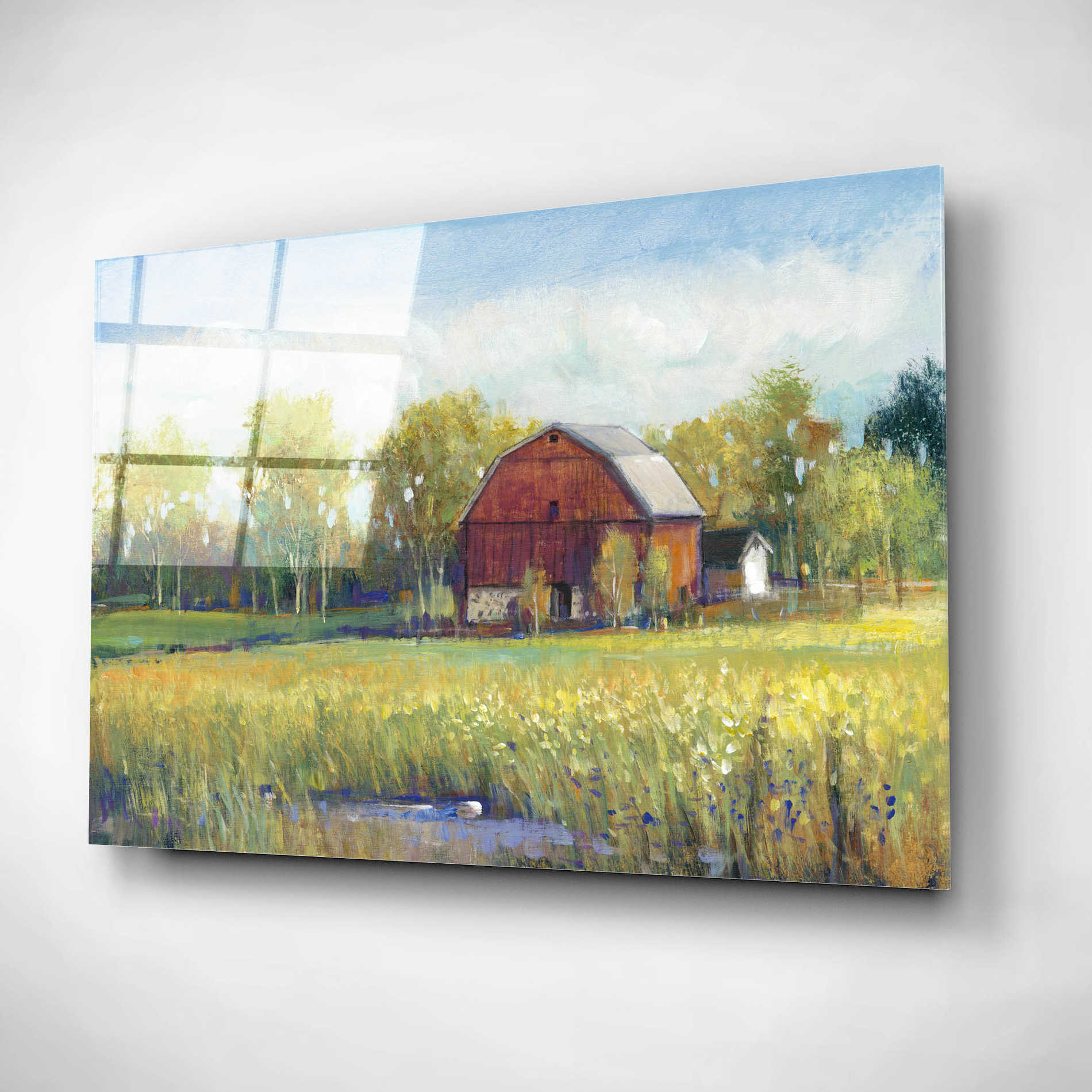Epic Art 'Rural America I' by Tim O'Toole, Acrylic Glass Wall Art,16x12