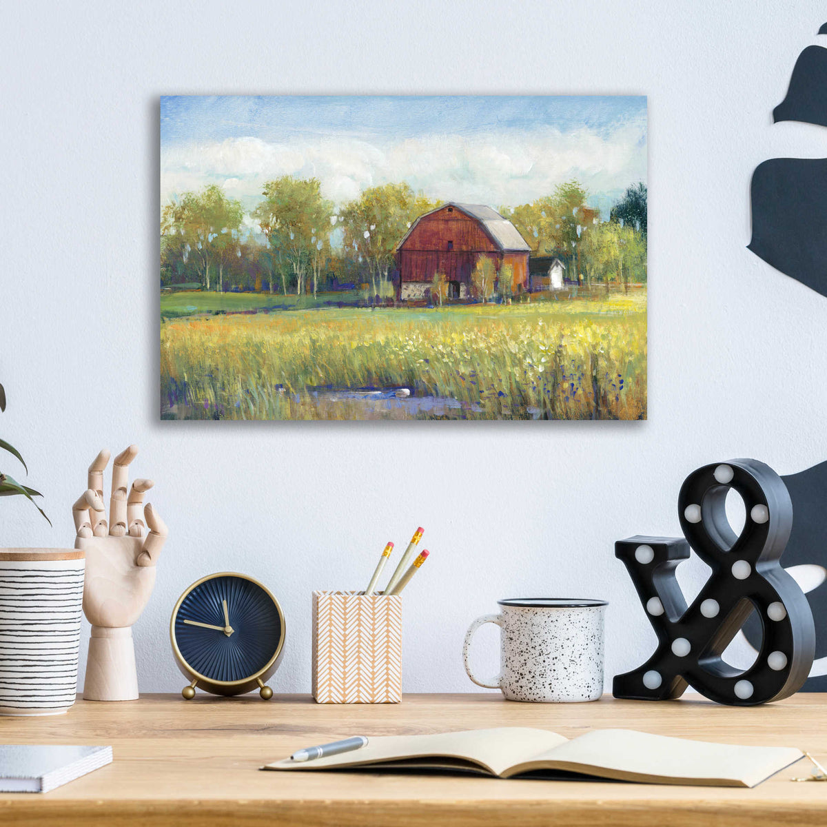 Epic Art 'Rural America I' by Tim O'Toole, Acrylic Glass Wall Art,16x12