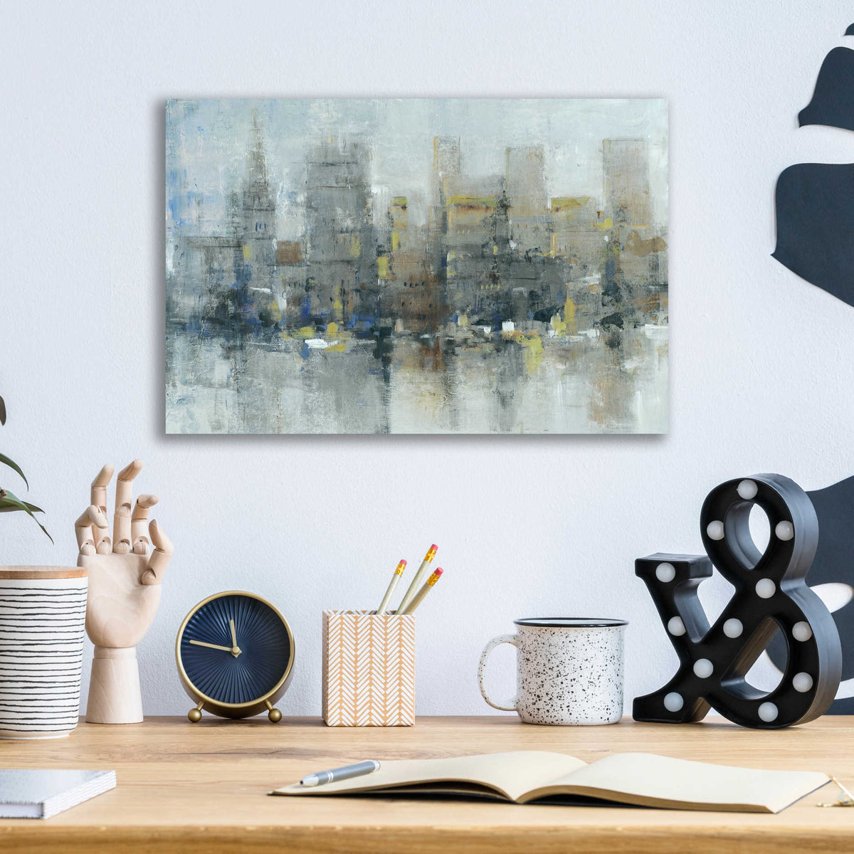 Epic Art 'City Proper I' by Tim O'Toole, Acrylic Glass Wall Art,16x12
