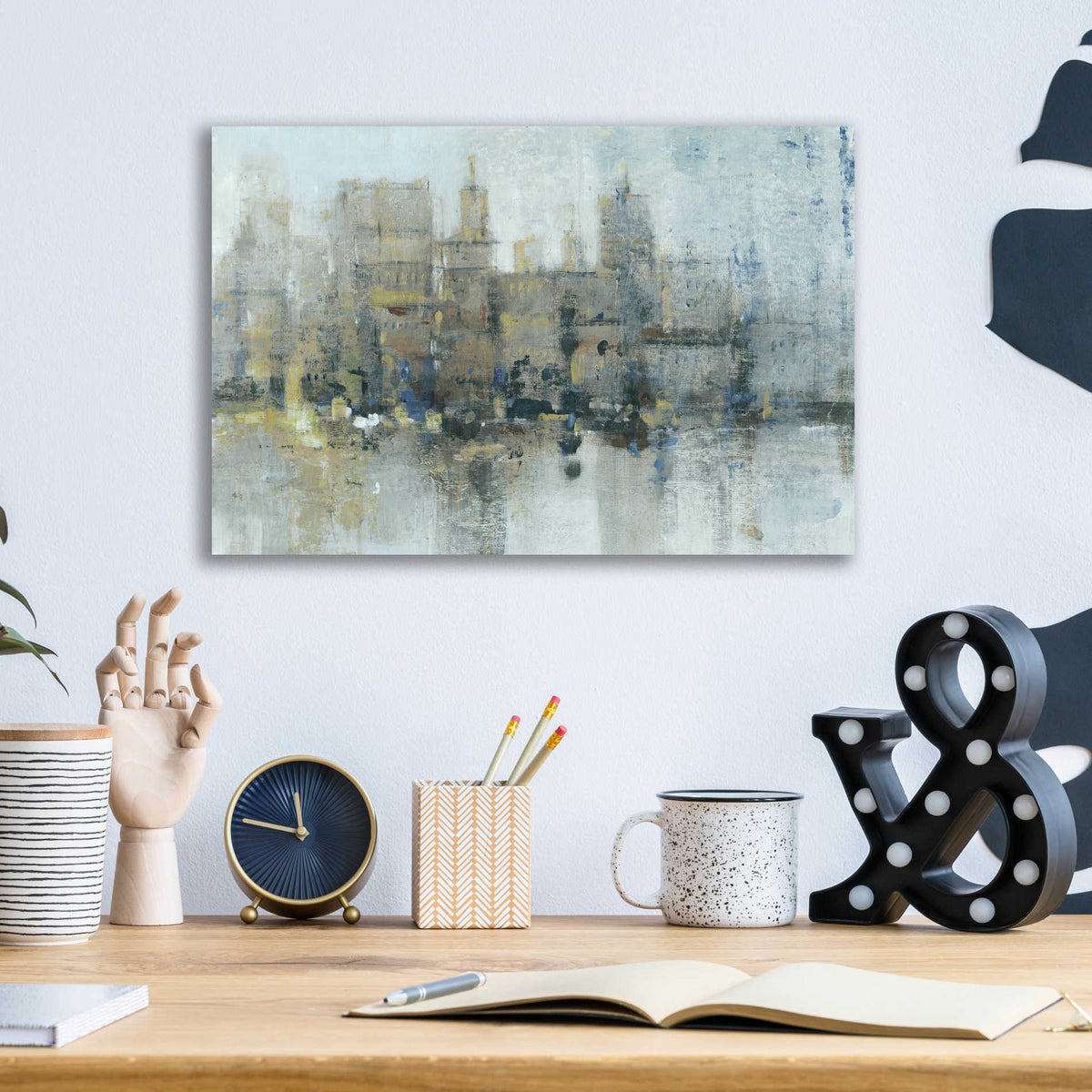 Epic Art 'City Proper II' by Tim O'Toole, Acrylic Glass Wall Art,16x12