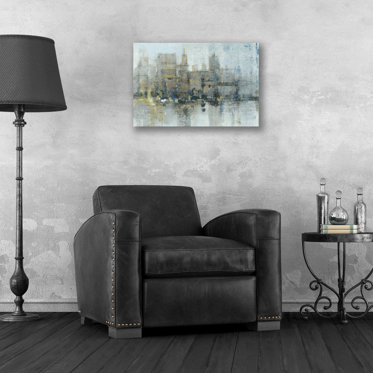 Epic Art 'City Proper II' by Tim O'Toole, Acrylic Glass Wall Art,24x16