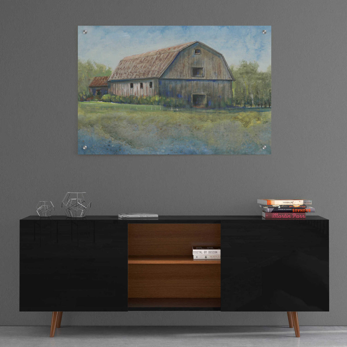 Epic Art 'Country Life I' by Tim O'Toole, Acrylic Glass Wall Art,36x24