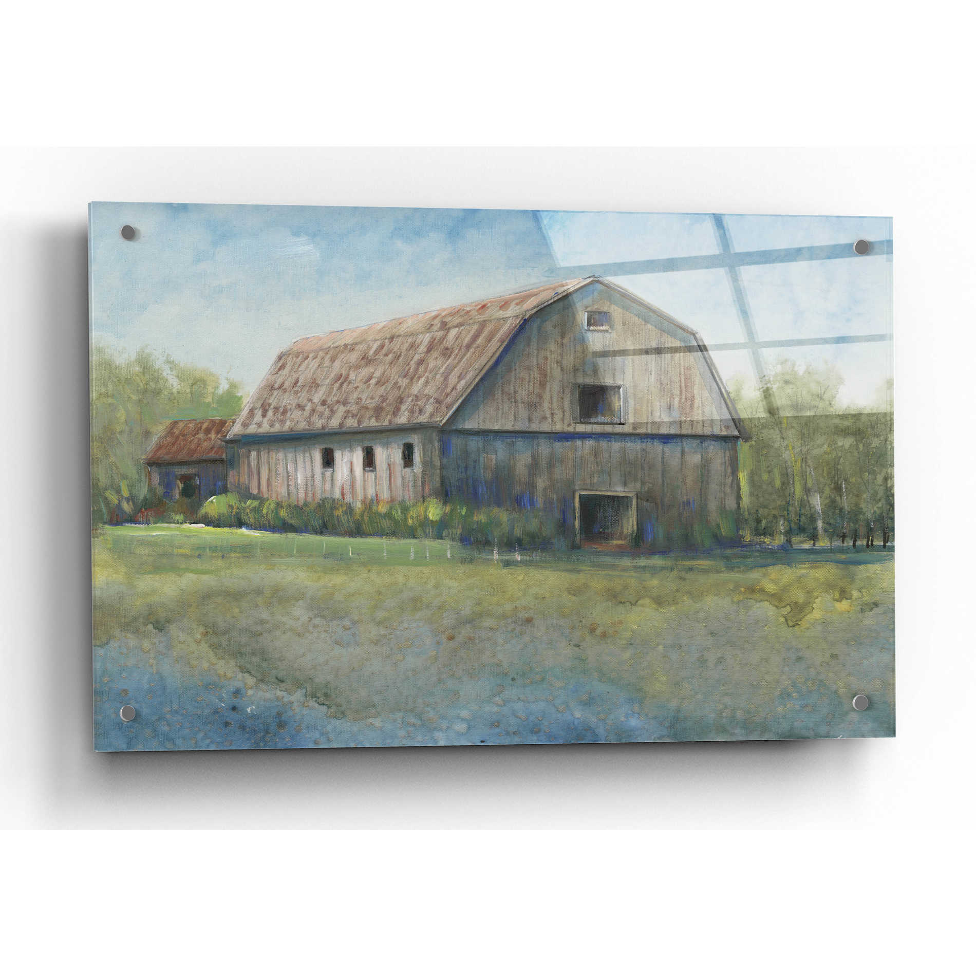 Epic Art 'Country Life I' by Tim O'Toole, Acrylic Glass Wall Art,36x24