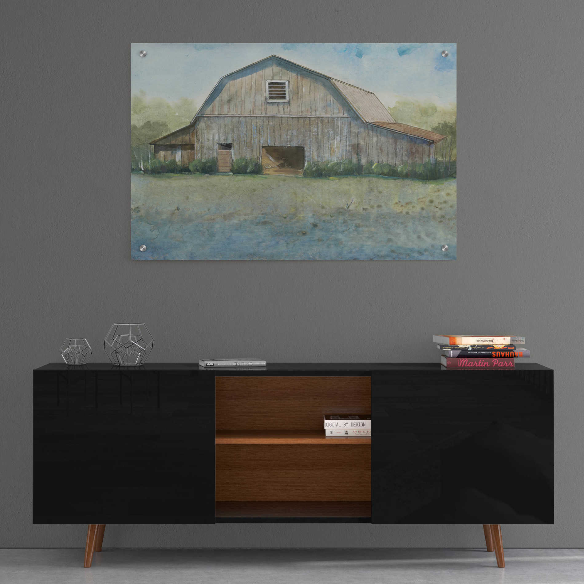 Epic Art 'Country Life II' by Tim O'Toole, Acrylic Glass Wall Art,36x24