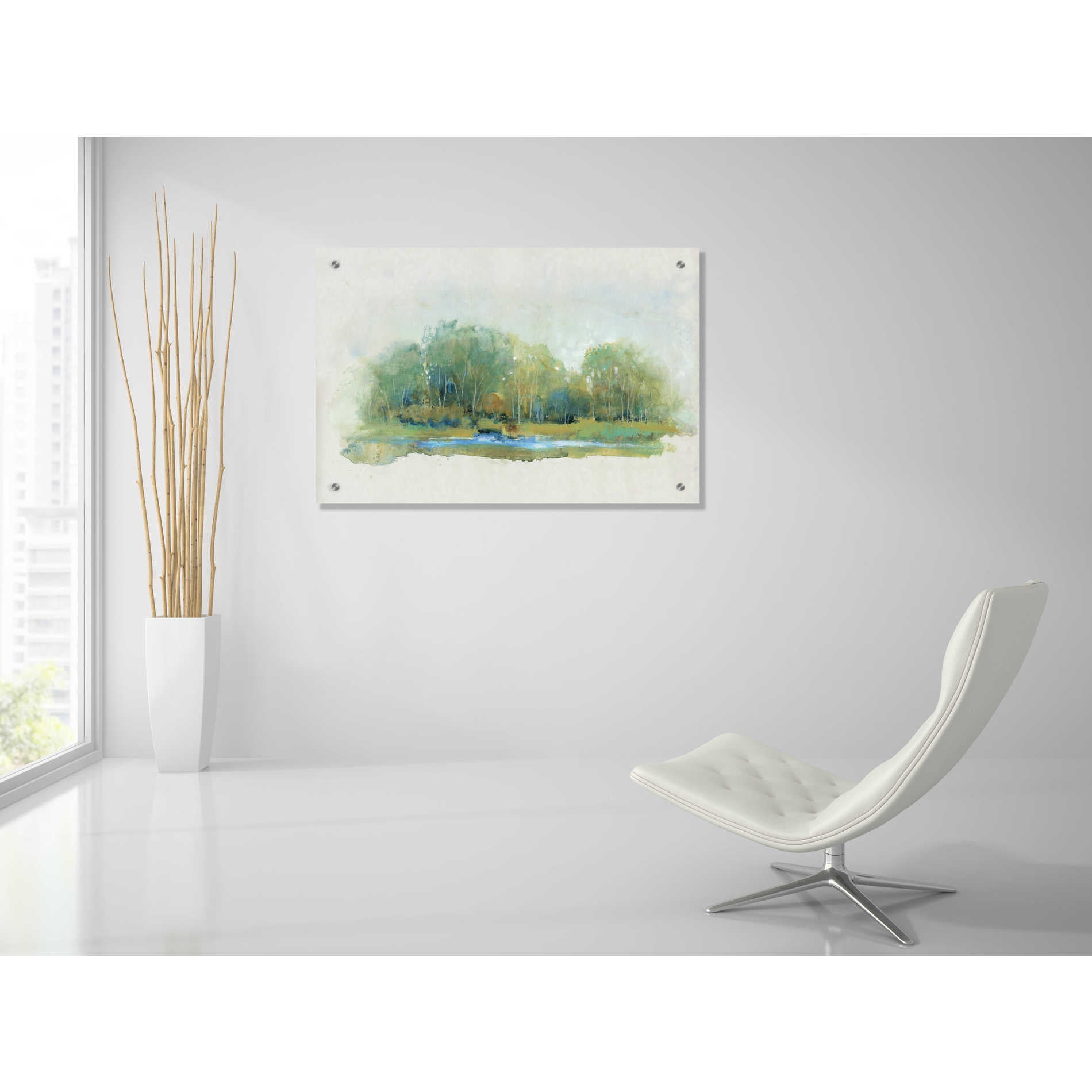 Epic Art 'Forest Vignette II' by Tim O'Toole, Acrylic Glass Wall Art,36x24