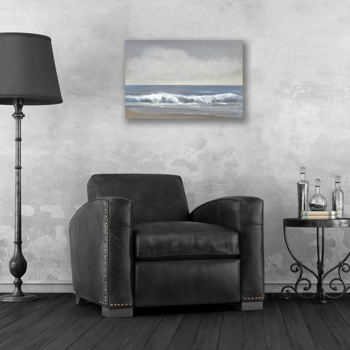 Epic Art 'Neutral Shoreline II' by Tim O'Toole, Acrylic Glass Wall Art,24x16