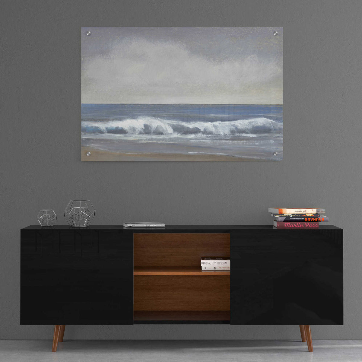 Epic Art 'Neutral Shoreline II' by Tim O'Toole, Acrylic Glass Wall Art,36x24