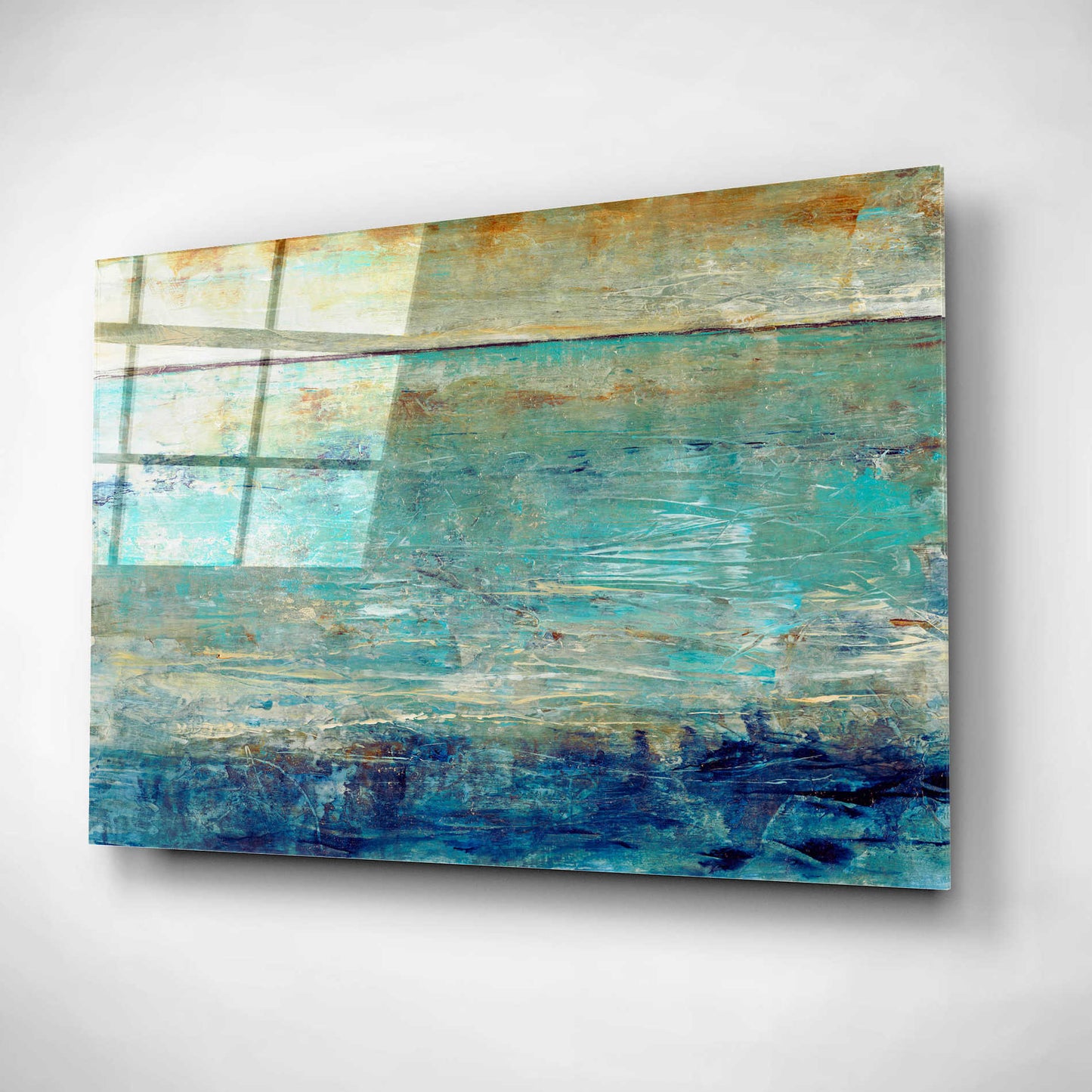 Epic Art 'Placid Water II' by Tim O'Toole, Acrylic Glass Wall Art,16x12