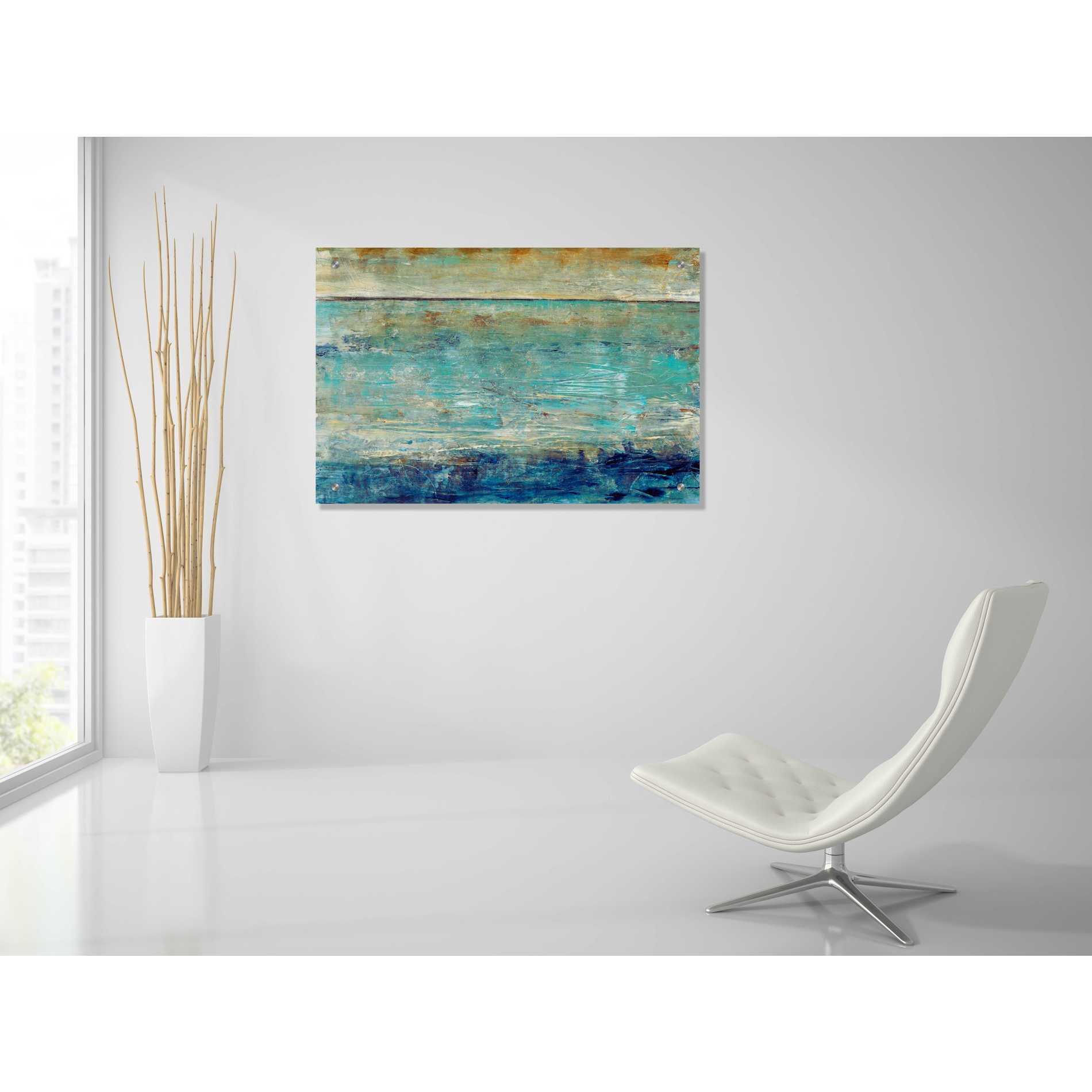 Epic Art 'Placid Water II' by Tim O'Toole, Acrylic Glass Wall Art,36x24