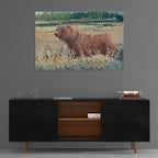 Epic Art 'Bear in the Field' by Tim O'Toole, Acrylic Glass Wall Art,36x24