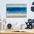 Epic Art 'Crashing Blue I' by Tim O'Toole, Acrylic Glass Wall Art,16x12