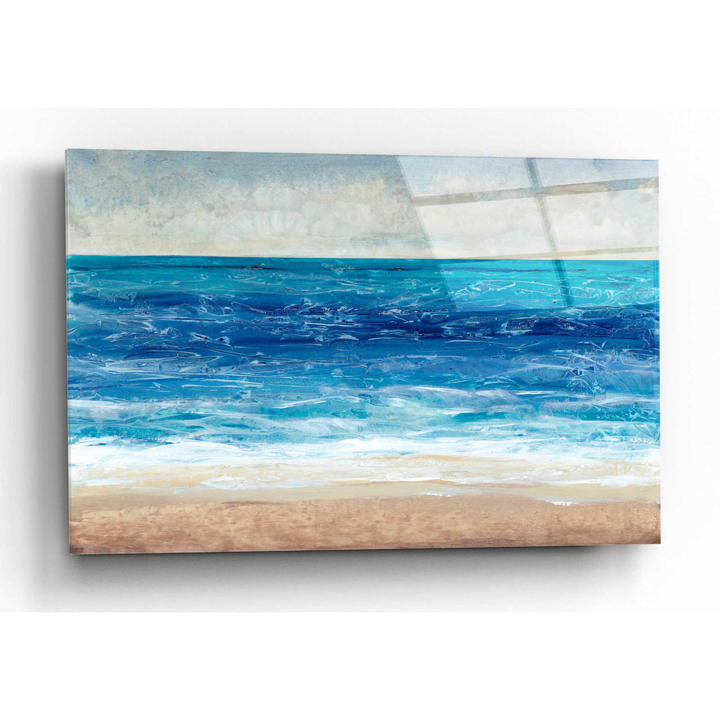 Epic Art 'Crashing Blue II' by Tim O'Toole, Acrylic Glass Wall Art