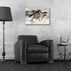 Epic Art 'Horses in Motion I' by Tim O'Toole, Acrylic Glass Wall Art,24x16