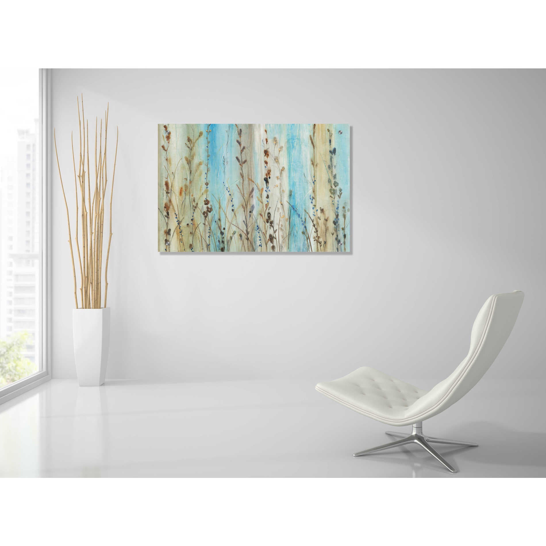 Epic Art 'Ombre Floral II' by Tim O'Toole, Acrylic Glass Wall Art,36x24