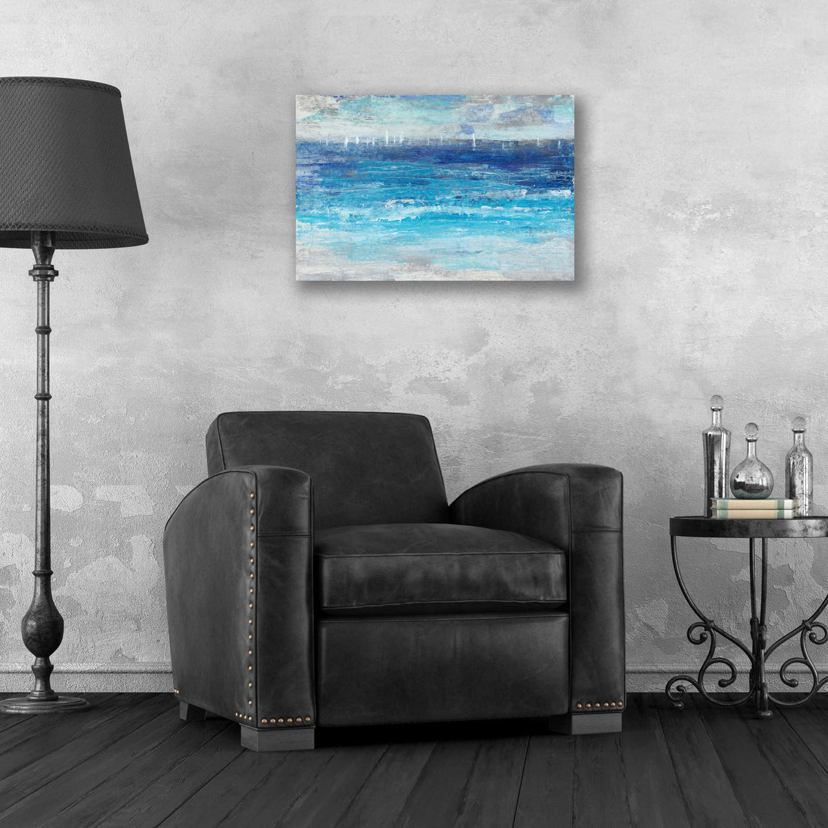 Epic Art 'Sailing Afar I' by Tim O'Toole, Acrylic Glass Wall Art,24x16