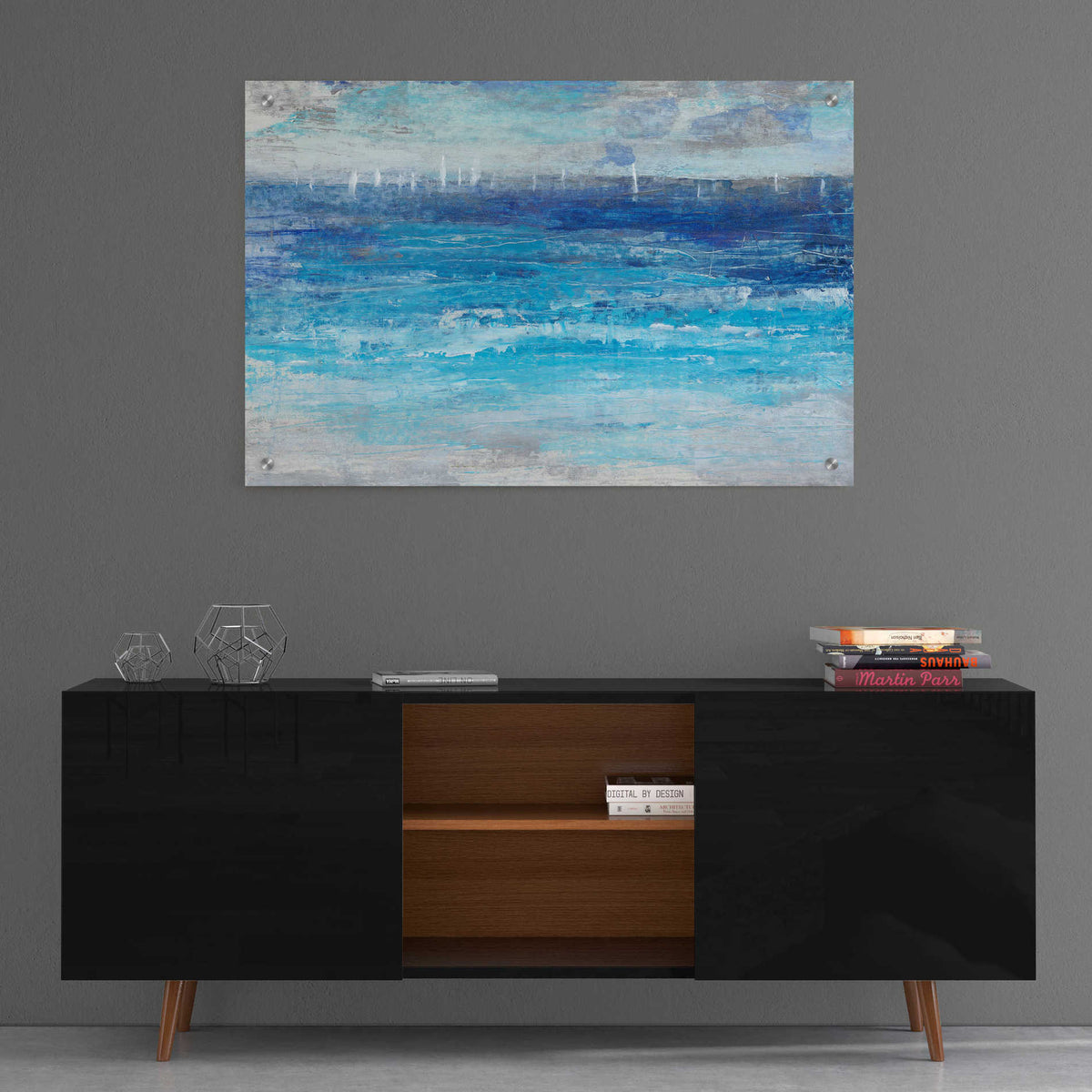 Epic Art 'Sailing Afar I' by Tim O'Toole, Acrylic Glass Wall Art,36x24