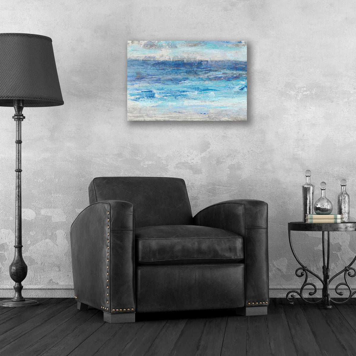 Epic Art 'Sailing Afar II' by Tim O'Toole, Acrylic Glass Wall Art,24x16