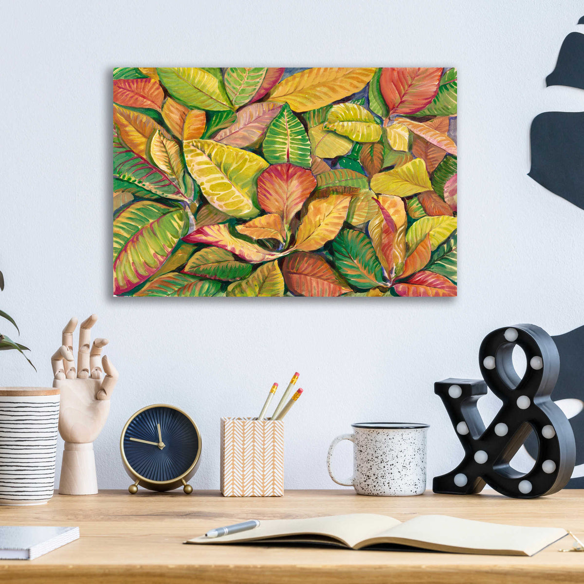 Epic Art 'Tropical Close Up II' by Tim O'Toole, Acrylic Glass Wall Art,16x12