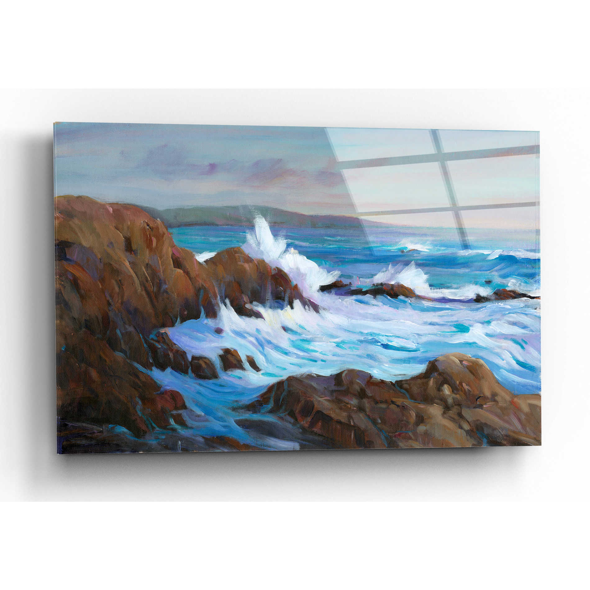 Epic Art 'Seascape Faraway II' by Tim O'Toole, Acrylic Glass Wall Art,24x16