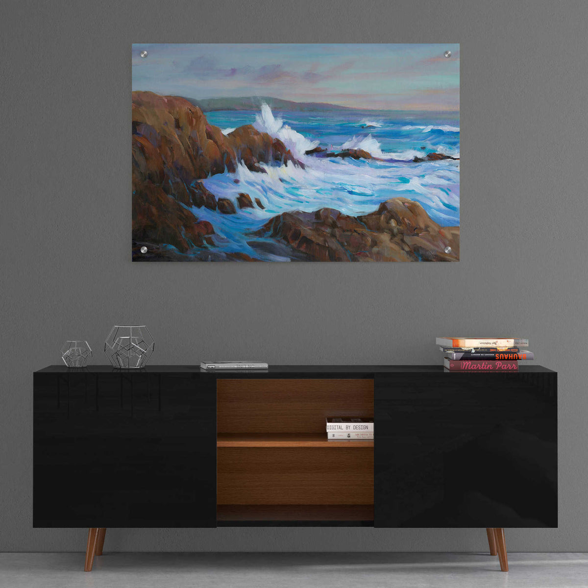 Epic Art 'Seascape Faraway II' by Tim O'Toole, Acrylic Glass Wall Art,36x24