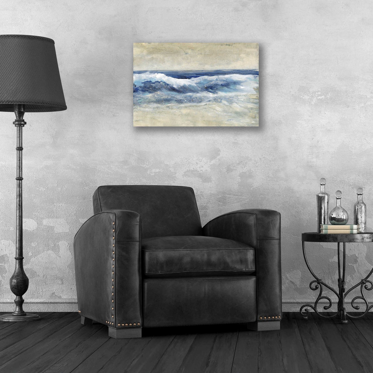 Epic Art 'Breaking Shore Waves I' by Tim O'Toole, Acrylic Glass Wall Art,24x16