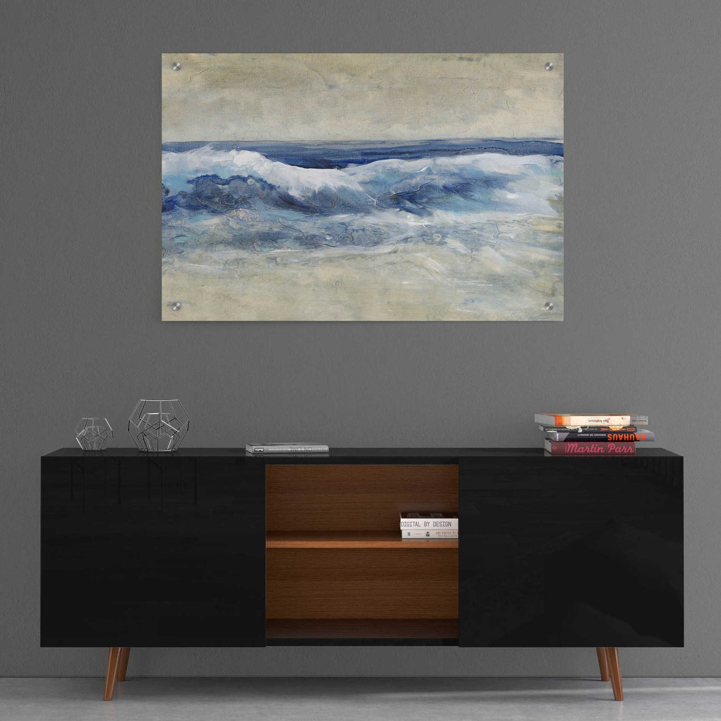 Epic Art 'Breaking Shore Waves I' by Tim O'Toole, Acrylic Glass Wall Art,36x24