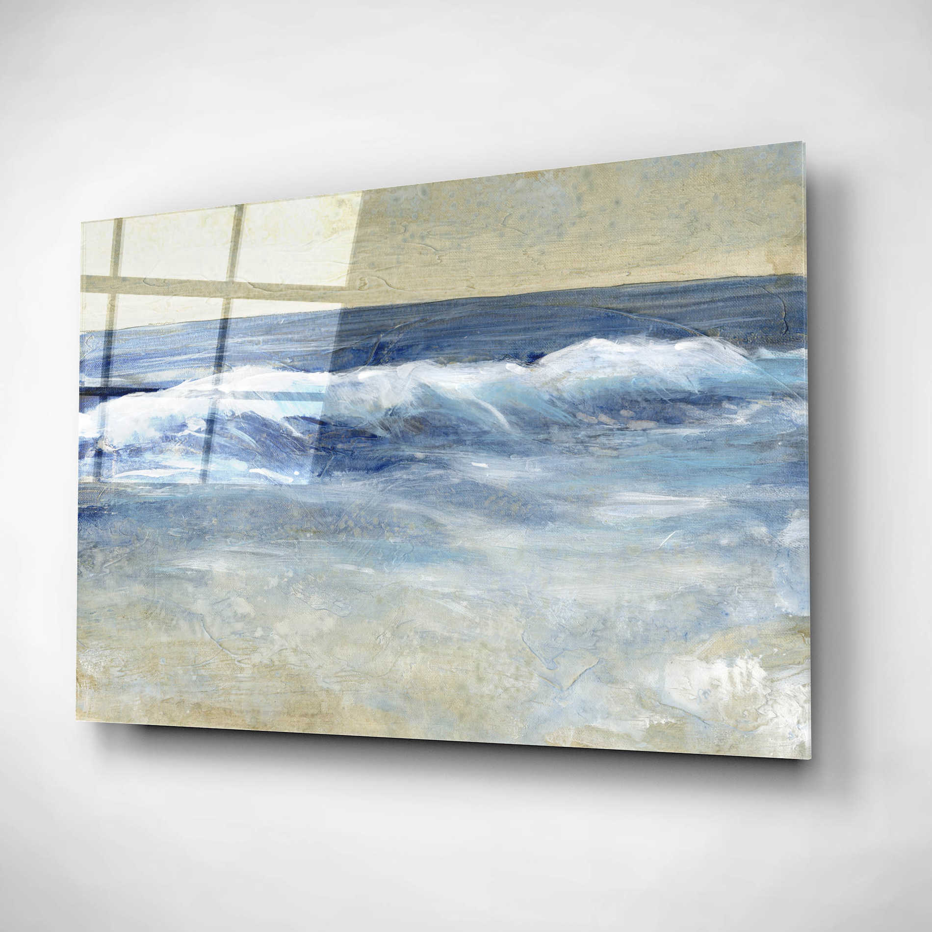 Epic Art 'Breaking Shore Waves II' by Tim O'Toole, Acrylic Glass Wall Art,24x16