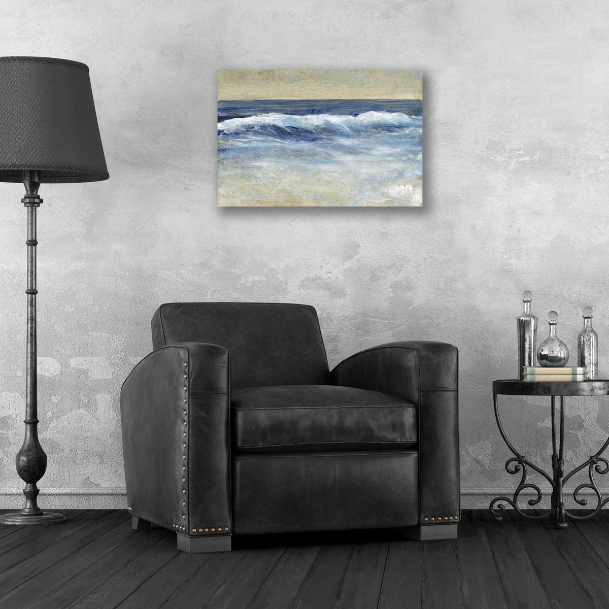 Epic Art 'Breaking Shore Waves II' by Tim O'Toole, Acrylic Glass Wall Art,24x16