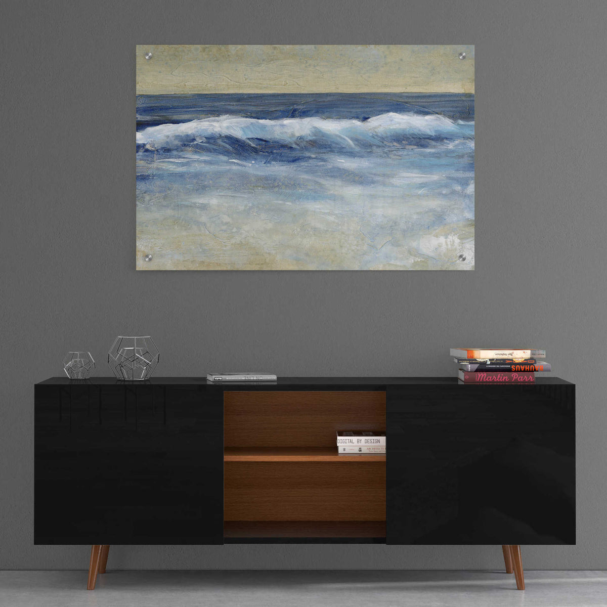 Epic Art 'Breaking Shore Waves II' by Tim O'Toole, Acrylic Glass Wall Art,36x24