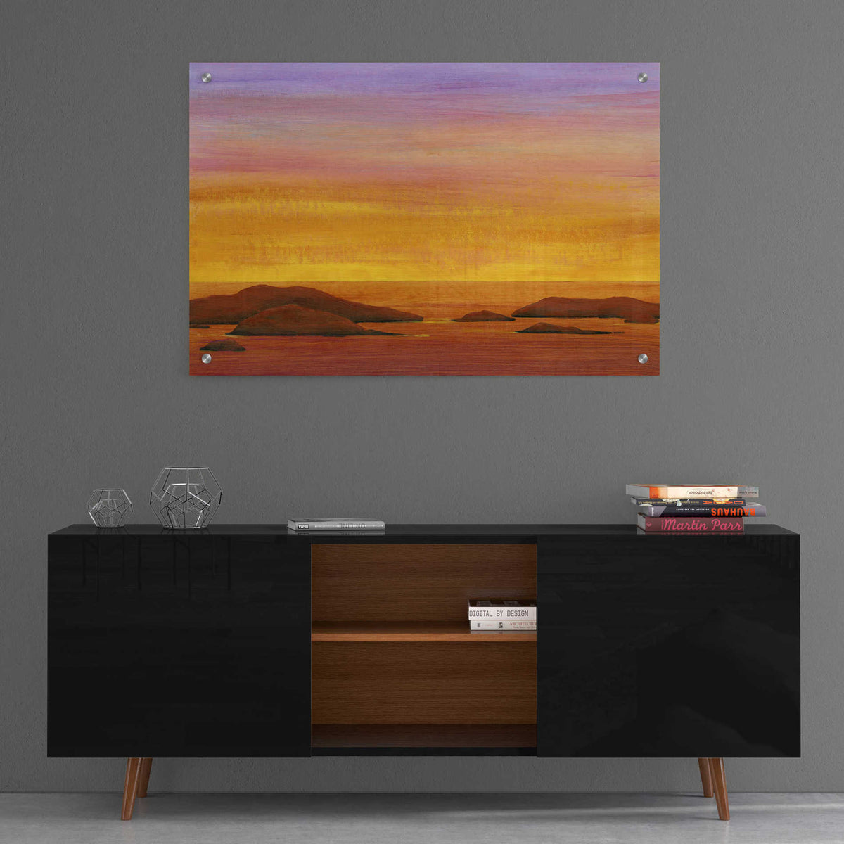 Epic Art 'Ocean Glow I' by Tim O'Toole, Acrylic Glass Wall Art,36x24