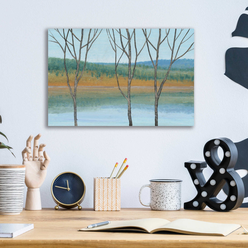 Epic Art 'Between Water III' by Tim O'Toole, Acrylic Glass Wall Art,16x12
