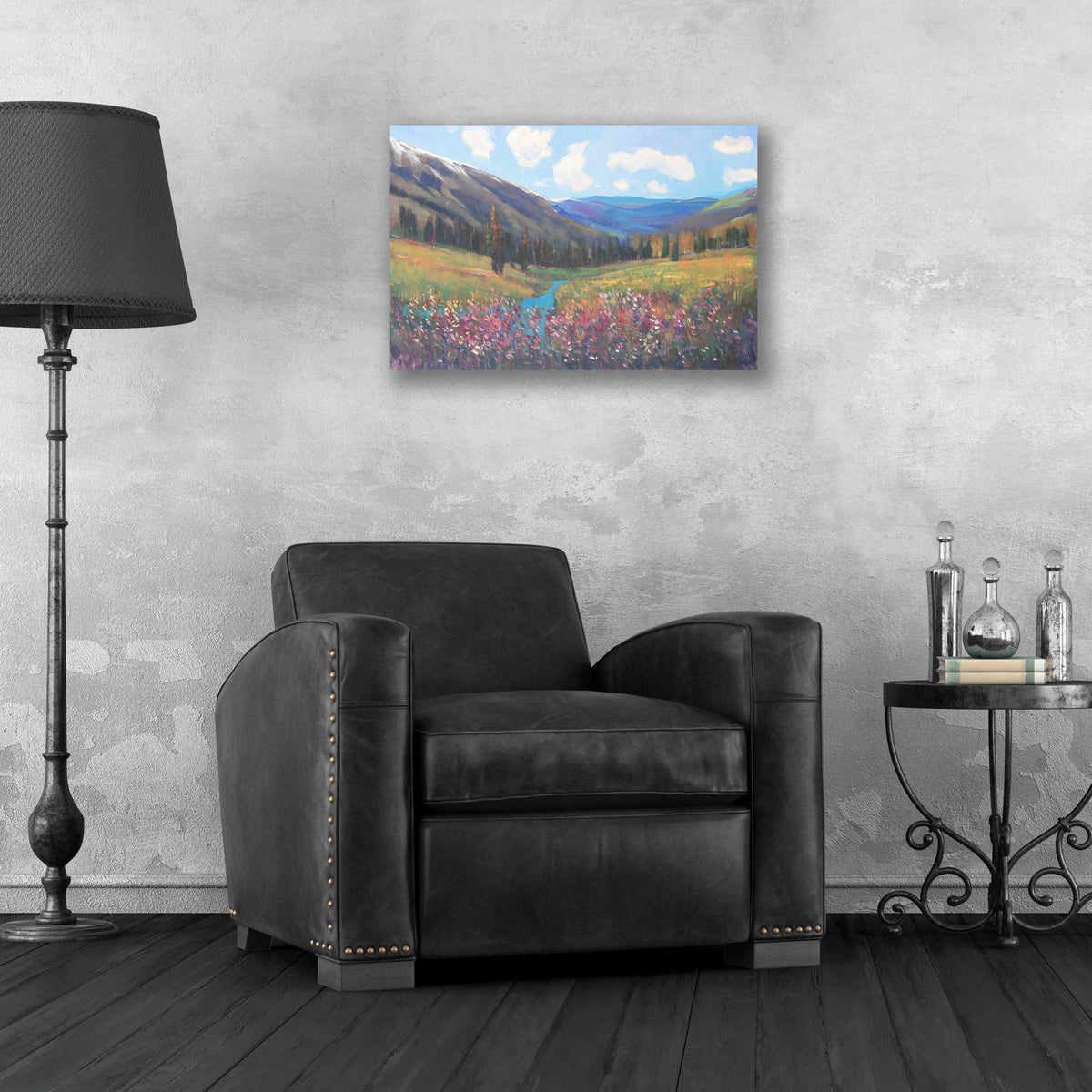 Epic Art 'Mountain Pass II' by Tim O'Toole, Acrylic Glass Wall Art,24x16