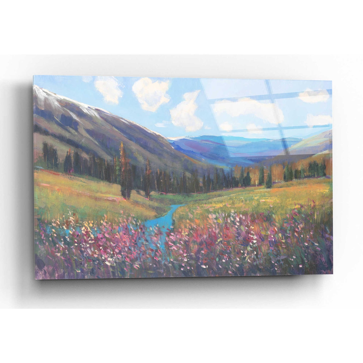Epic Art 'Mountain Pass II' by Tim O'Toole, Acrylic Glass Wall Art,24x16