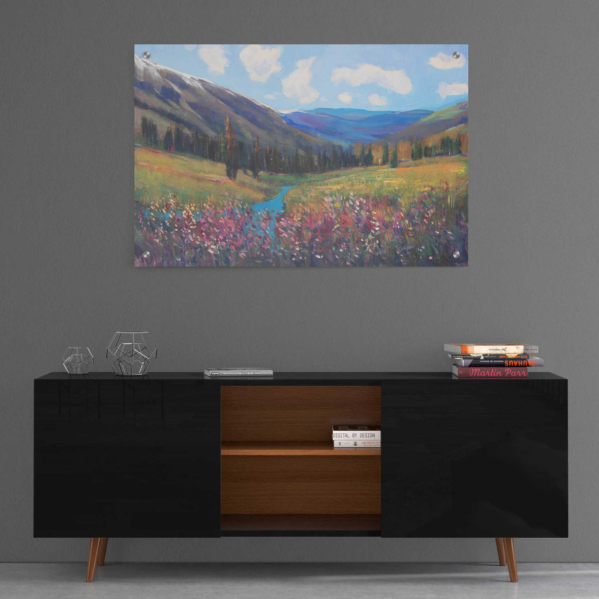 Epic Art 'Mountain Pass II' by Tim O'Toole, Acrylic Glass Wall Art,36x24