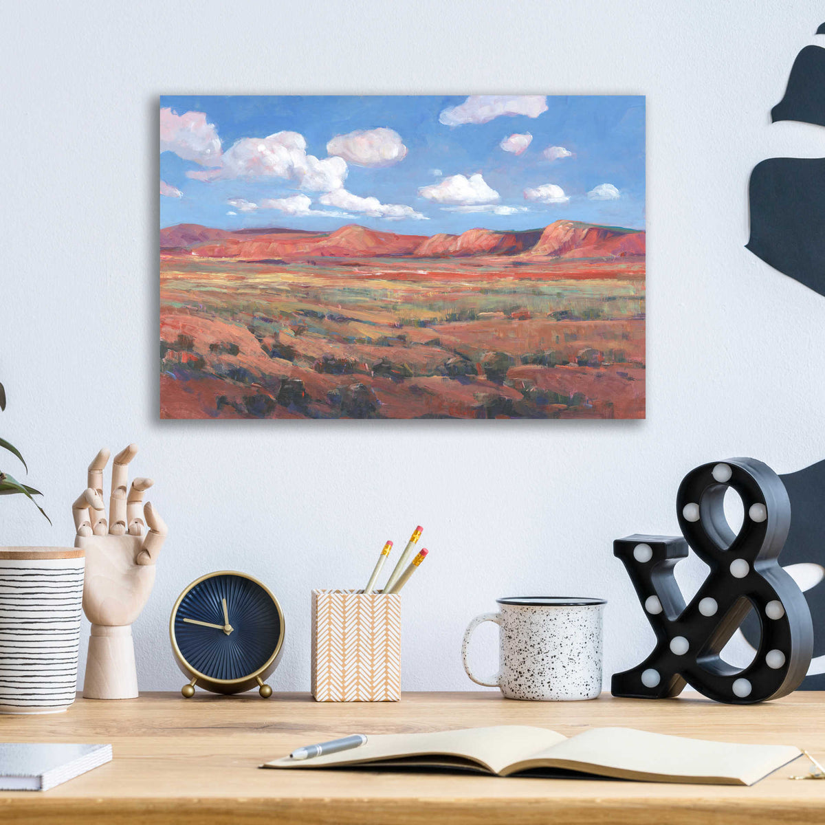 Epic Art 'Distant Mesa I' by Tim O'Toole, Acrylic Glass Wall Art,16x12