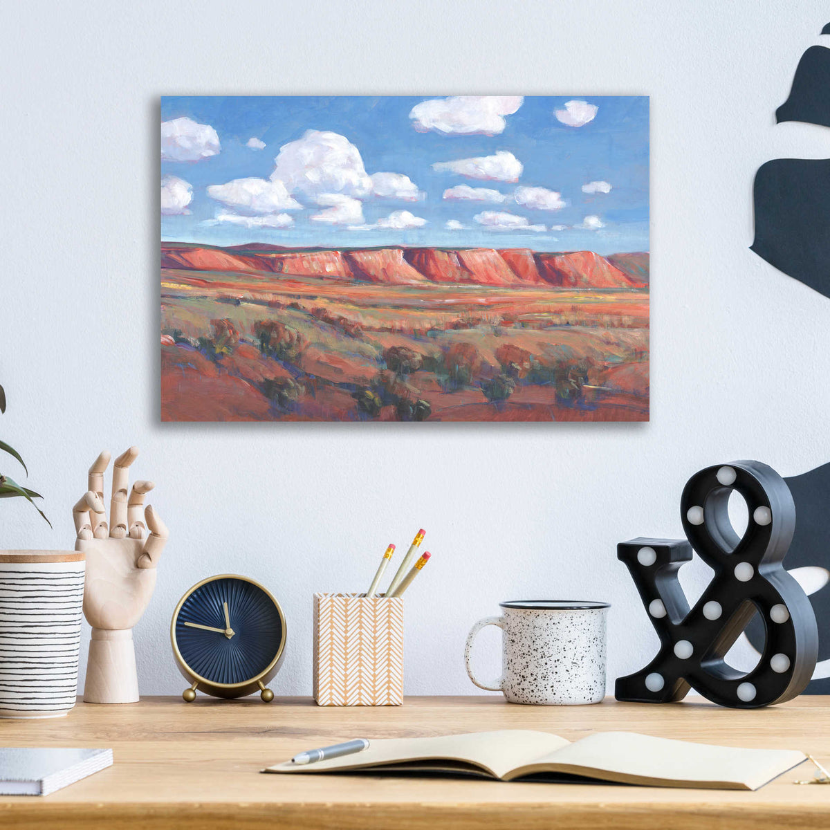 Epic Art 'Distant Mesa II' by Tim O'Toole, Acrylic Glass Wall Art,16x12