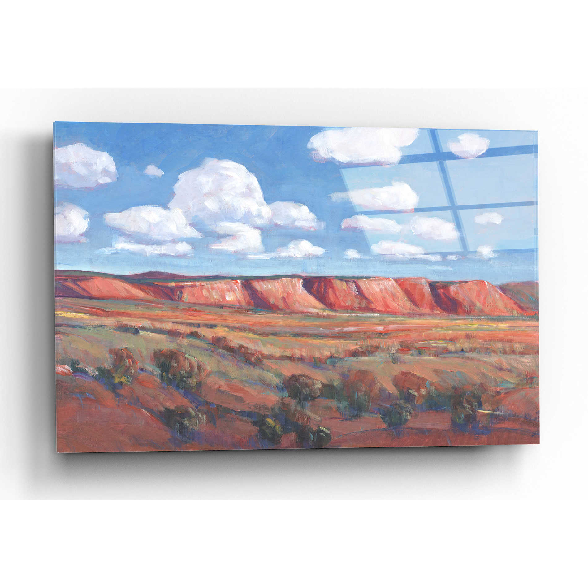 Epic Art 'Distant Mesa II' by Tim O'Toole, Acrylic Glass Wall Art,24x16