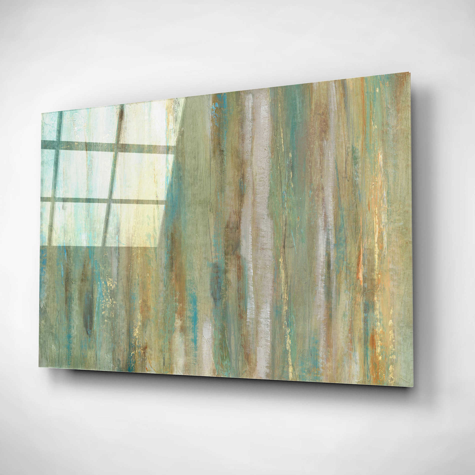 Epic Art 'Vertical Flow I' by Tim O'Toole, Acrylic Glass Wall Art,16x12