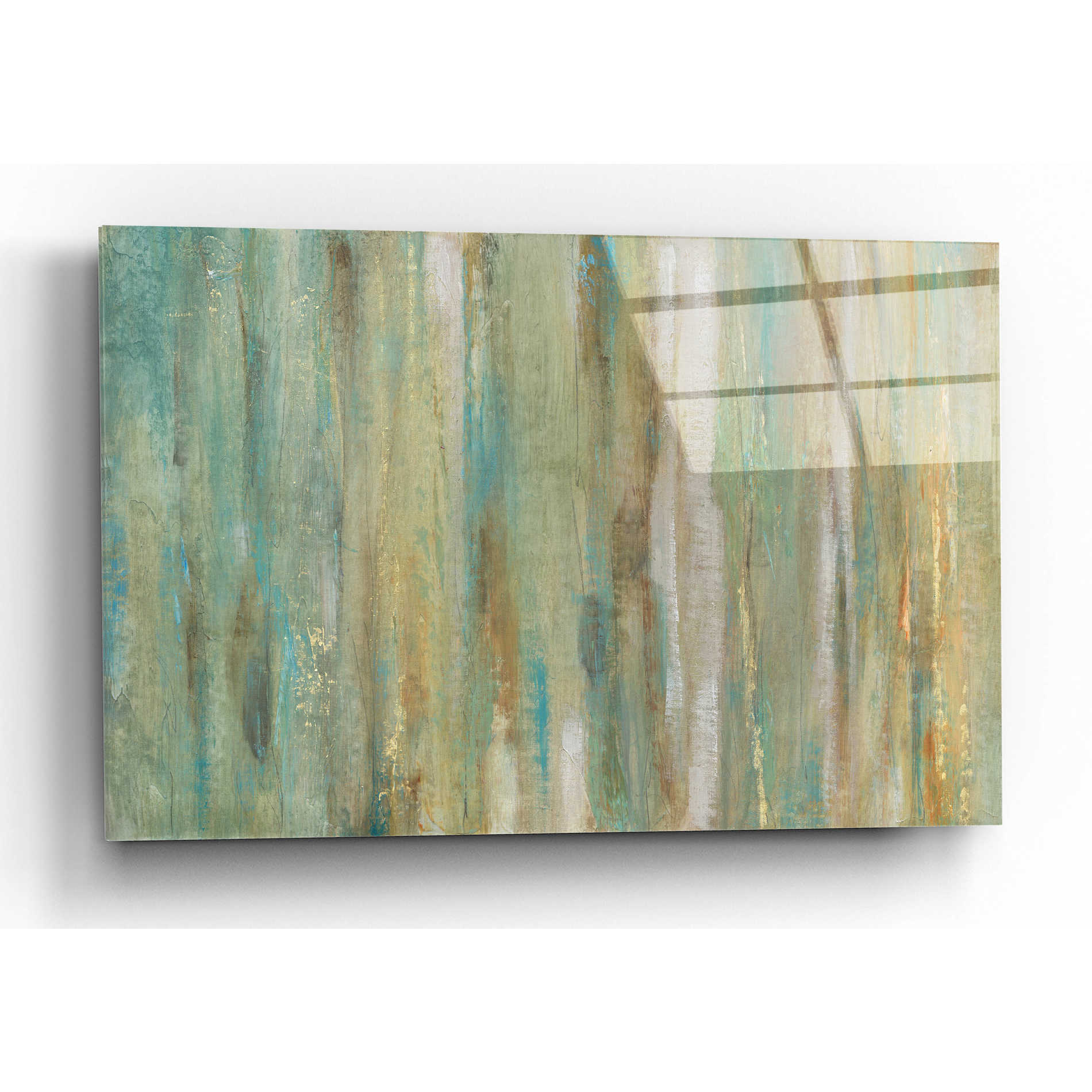 Epic Art 'Vertical Flow I' by Tim O'Toole, Acrylic Glass Wall Art,16x12