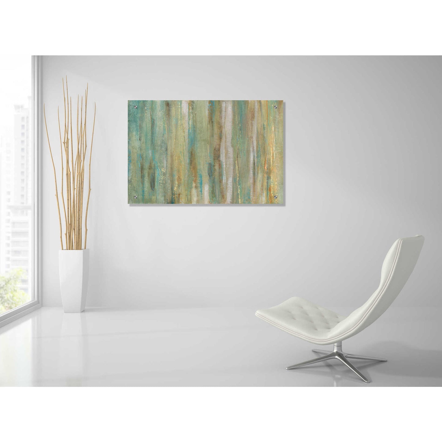 Epic Art 'Vertical Flow I' by Tim O'Toole, Acrylic Glass Wall Art,36x24