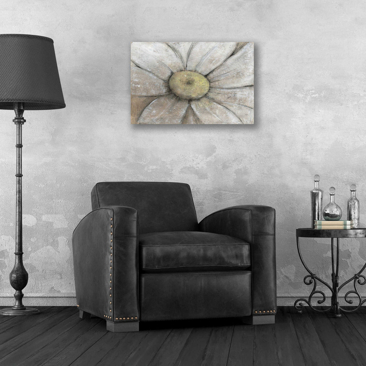 Epic Art 'Close-Up Daisy II' by Tim O'Toole, Acrylic Glass Wall Art,24x16