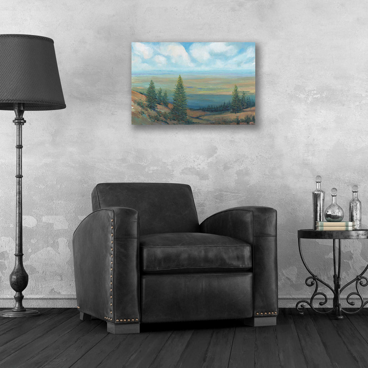 Epic Art 'Mountain Top II' by Tim O'Toole, Acrylic Glass Wall Art,24x16