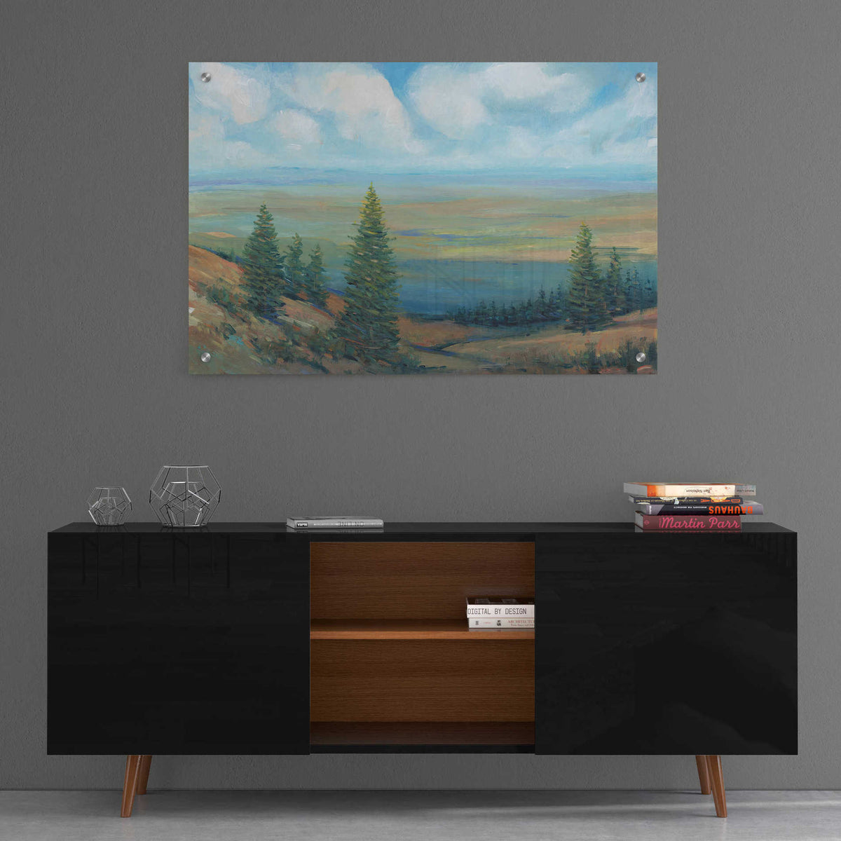 Epic Art 'Mountain Top II' by Tim O'Toole, Acrylic Glass Wall Art,36x24
