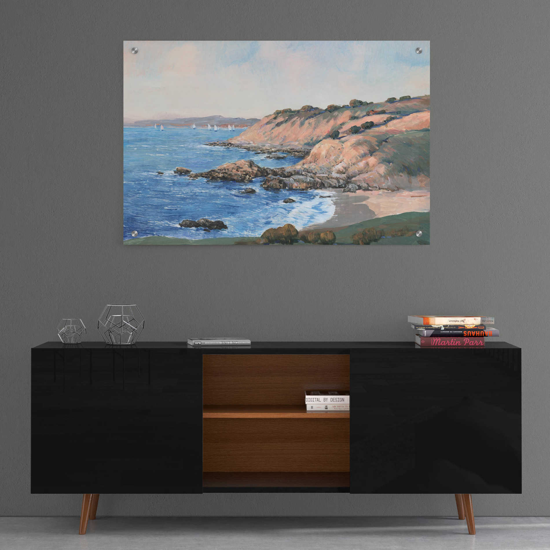 Epic Art 'Ocean Bay I' by Tim O'Toole, Acrylic Glass Wall Art,36x24