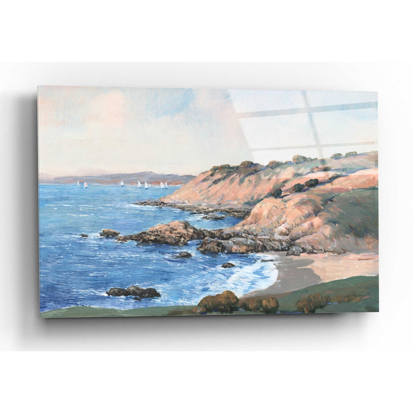 Epic Art 'Ocean Bay I' by Tim O'Toole, Acrylic Glass Wall Art