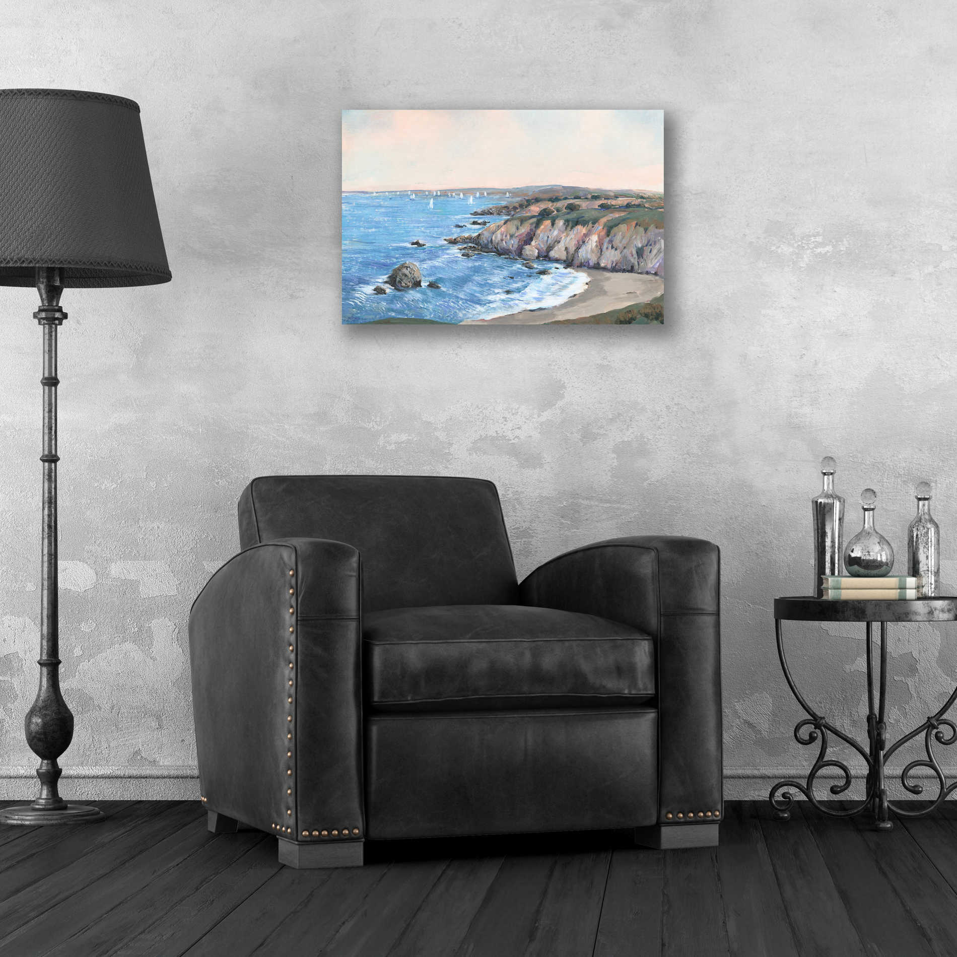 Epic Art 'Ocean Bay II' by Tim O'Toole, Acrylic Glass Wall Art,24x16