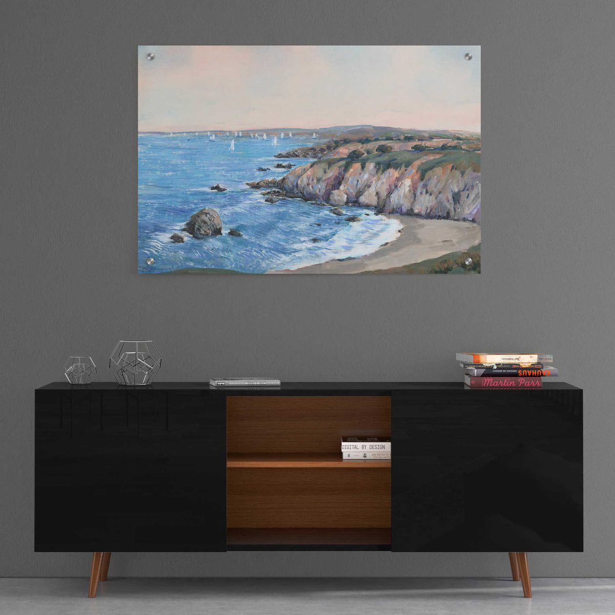 Epic Art 'Ocean Bay II' by Tim O'Toole, Acrylic Glass Wall Art,36x24
